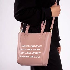 LA|TC Vegan Leather Mini Tote Bag